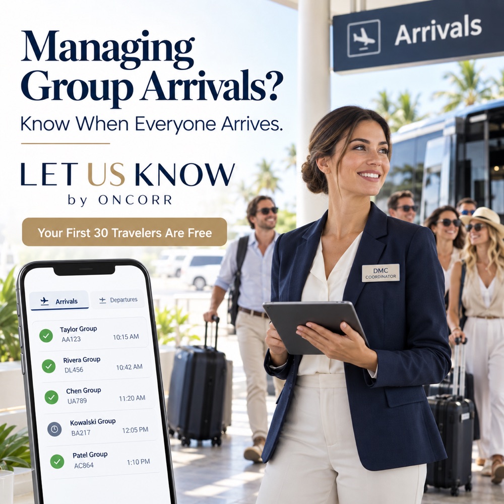 Destination Management Company — LET US KNOW by ONCORR